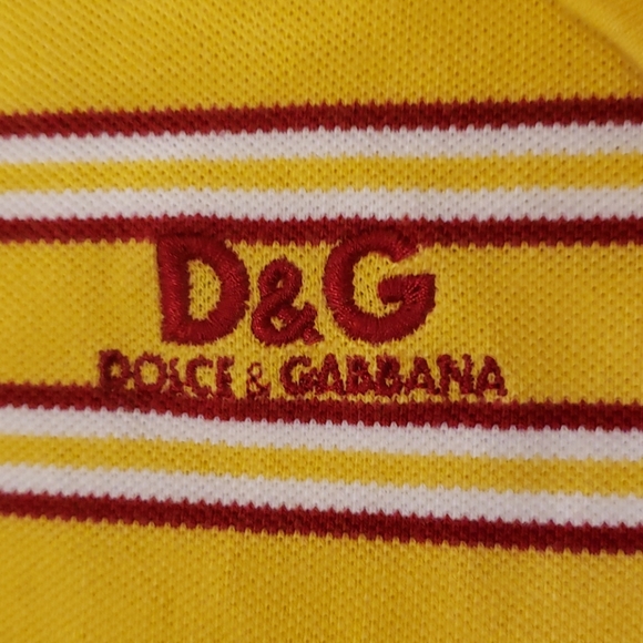 Dolce & Gabbana Shirts Dolce And Gabbana Xxxl Striped Polo Shirt